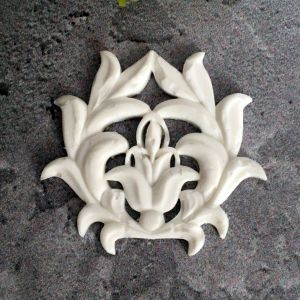 Накладка-вензель ажурная 4,5х4,2 см, гибкий /гд935 ― Творча майстерня ДекоПарк