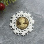  Рамка ажурная  4 см/ 2 см и серединка 1,5 см, модельный пластик / ПД997