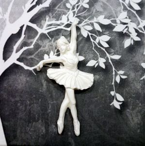 Балерина, 7,6х4 см, мод. пластик /пд557 ― Творча майстерня ДекоПарк