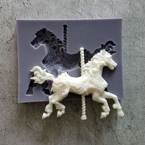 Молд А115, Лошадка с карусели 8,5х6,7 см ― Творча майстерня ДекоПарк