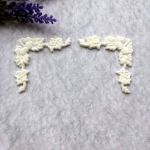 Уголок (1 шт), 55х55 мм, полимер, цвет: бел./ПД532