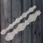 Кружево гибкое ажурное, 35х3,8 см /кпг099мал