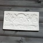 Молд А245, Большие вензеля и сердце, 19х10 см