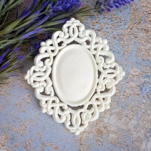 Рамка с серединкой 11х9,2 см, мод. пл. /пд837-2 ― Творча майстерня ДекоПарк