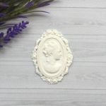 Камея в ажурной рамке, 5,5х4,2 см / гд765