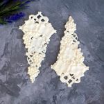 Гроздь винограда, мод. пл., цв. бел., 12,2х6,5 см /ПД956