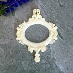 Ажурная овальная рамка, гибкая, 5х4 см под камею 1,8х2,4 см /гд834мал