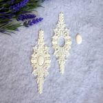 Вензель с камнем 13х4,2 см/ пд959