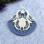 Молд ДП032 "Кутова Камея з Короною" 7,3х6,5 см