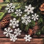 Снежинки гнущиеся 15-20 диам., 10 шт набор /гд436