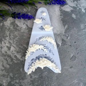 Молд А519, Цветочные вензеля, набор 6 шт на молде от 1 см до 5.6 см длиной ― Творча майстерня ДекоПарк