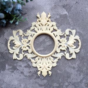 Рамка круглая ажурная 11х9,7 см, мод. пл., цв.:бел./ПД913 ― Творча майстерня ДекоПарк