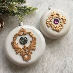 Рамочка 7,5х5,8 см с серединкой 2,8х1,5  см, гибкая/гд919
