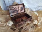 Декупажная карта 1854, на большую купюрницу