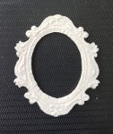 Рамка овальная, гибкая, 4.7х4 см, внутр.размер 2,9х2,3 /гд452