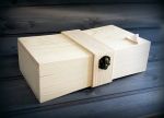 Купюрница Пачка банкнот 2 (изгиб сверху и снизу), мат-л: сосна, 19х10,5х5,8 см 