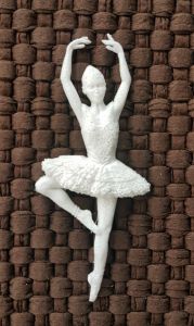 Балерина, 9,6х4,1 см, мод. пластик /пд640 ― Творча майстерня ДекоПарк